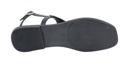 Eric Michael Beach Women’s Leather T-Strap Sandal