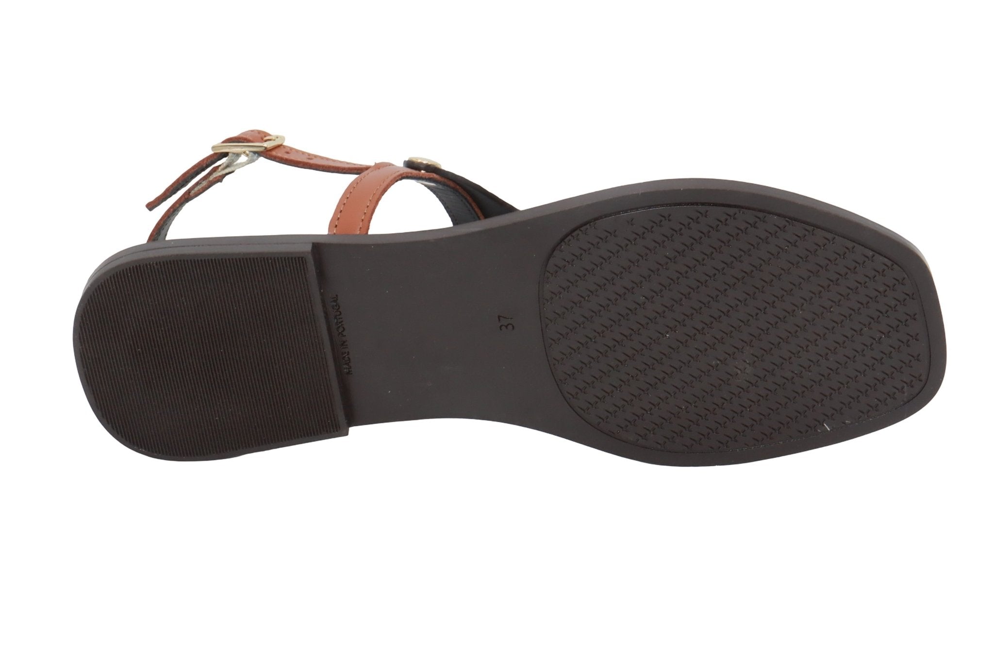 Eric Michael Beach Women’s Leather T-Strap Sandal