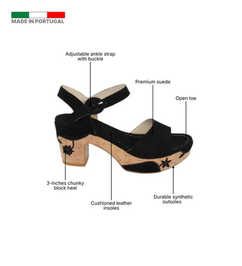 Eric Michael Bella Women’s Block Heel Sandal