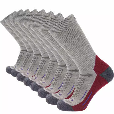 8 Pairs Berry - Hike Crew Midweight Merino Wool Sock