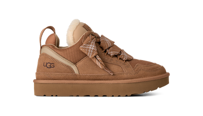 UGG Lowmel Womens Sneakers — Chestnut Suede Low-Top
