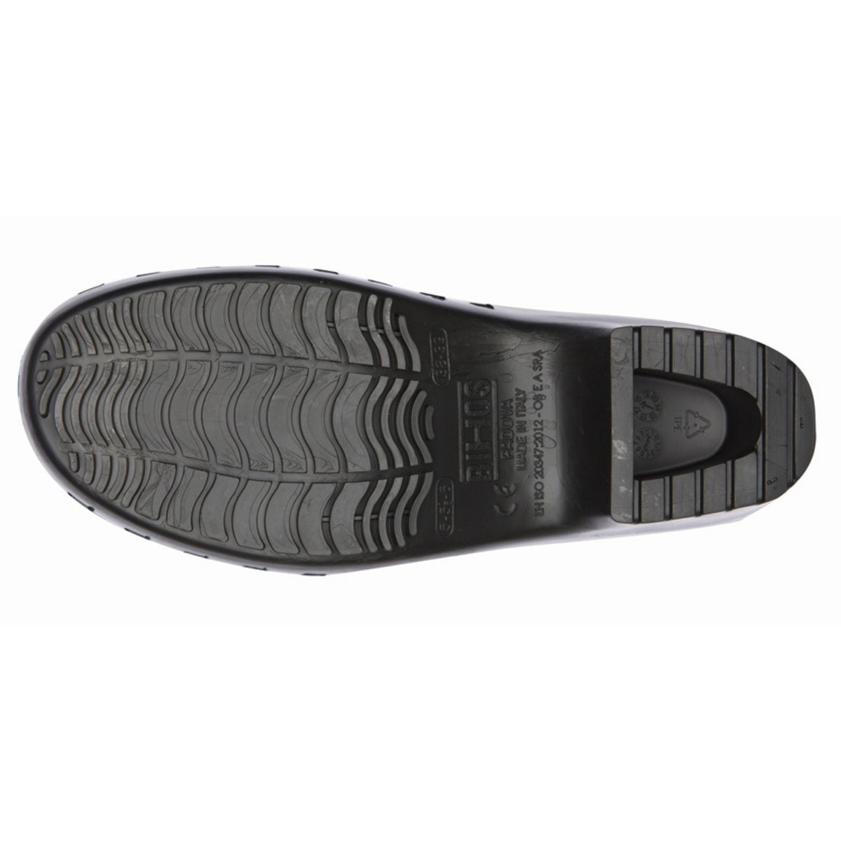 Calzuro Classic Without Holes Black – sole view