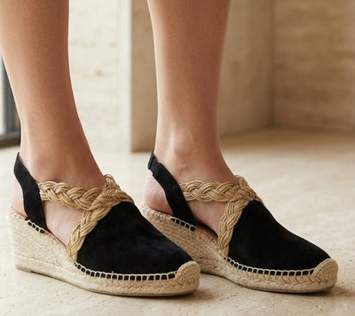 Eric Michael Carolyn Women’s Braided Wedge Espadrille