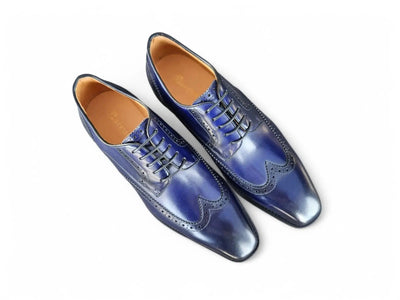 Carrucci Shoes KS Blucher Style Wingtip Oxford Men’s Calfskin Leather KS509 43 view 20