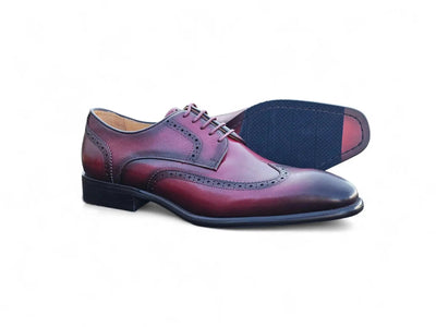 Carrucci Shoes KS Blucher Style Wingtip Oxford Men’s Calfskin Leather KS509 43 view 28