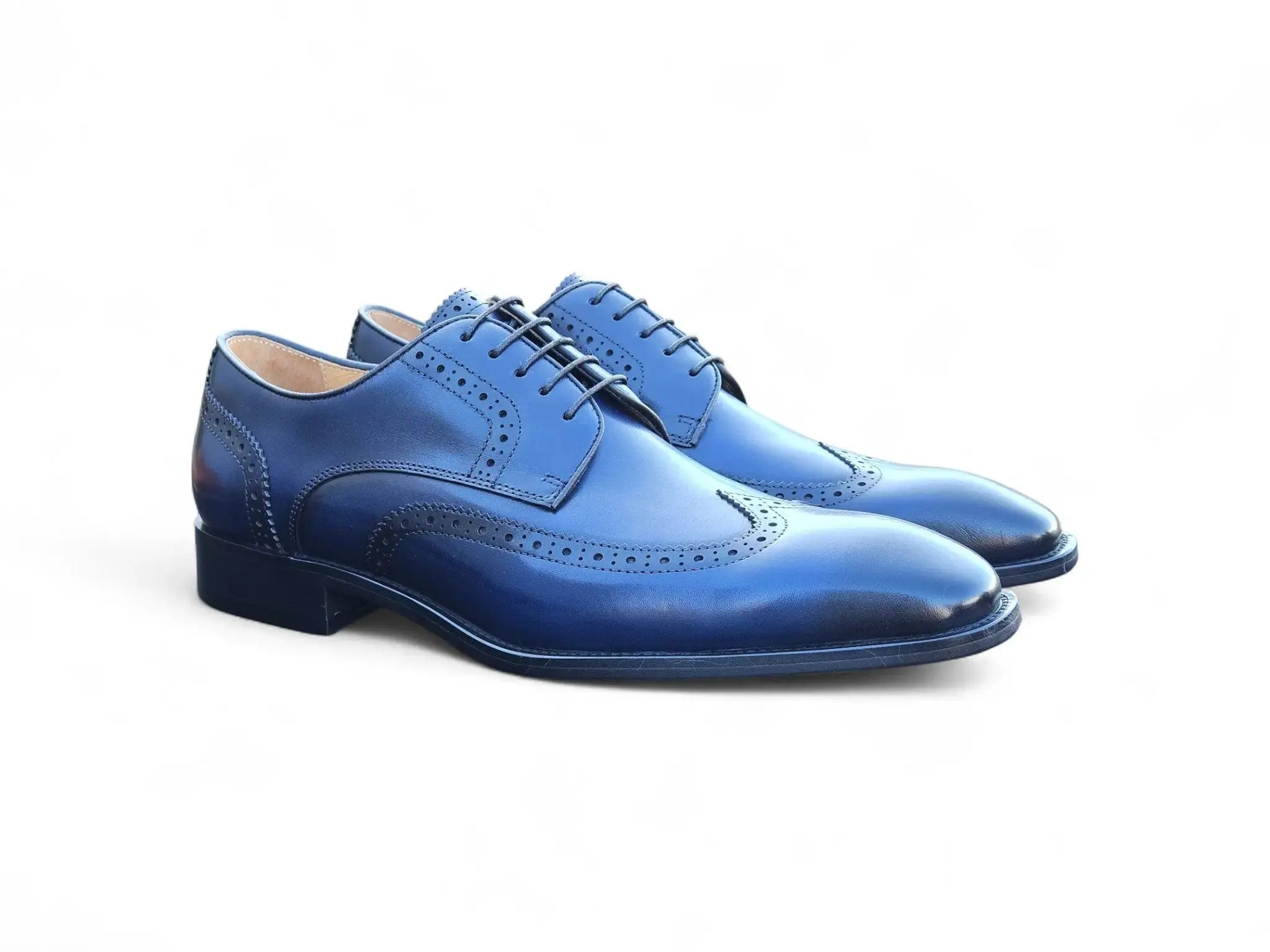 Carrucci Shoes KS Blucher Style Wingtip Oxford Men’s Calfskin Leather KS509 43 view 18