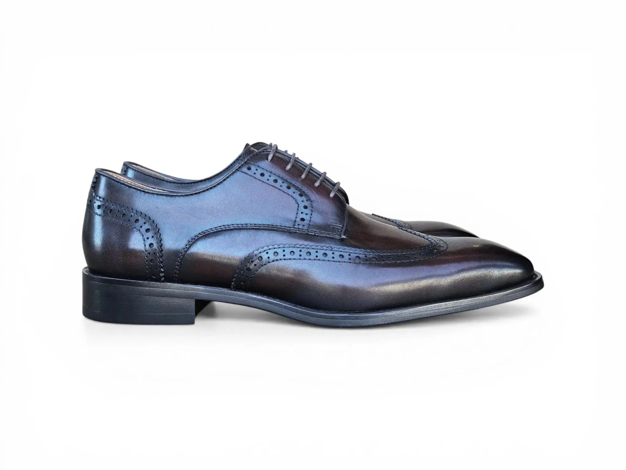 Carrucci Shoes KS Blucher Style Wingtip Oxford Men’s Calfskin Leather KS509 43 view 23