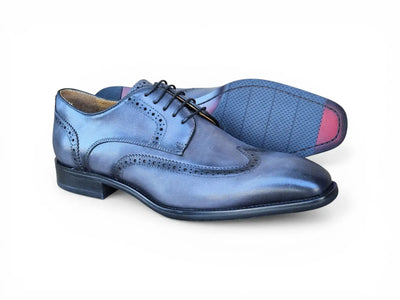 Carrucci Shoes KS Blucher Style Wingtip Oxford Men’s Calfskin Leather KS509 43 view 16