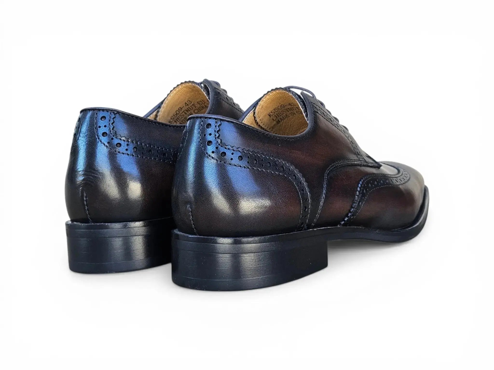 Carrucci Shoes KS Blucher Style Wingtip Oxford Men’s Calfskin Leather KS509 43 view 24