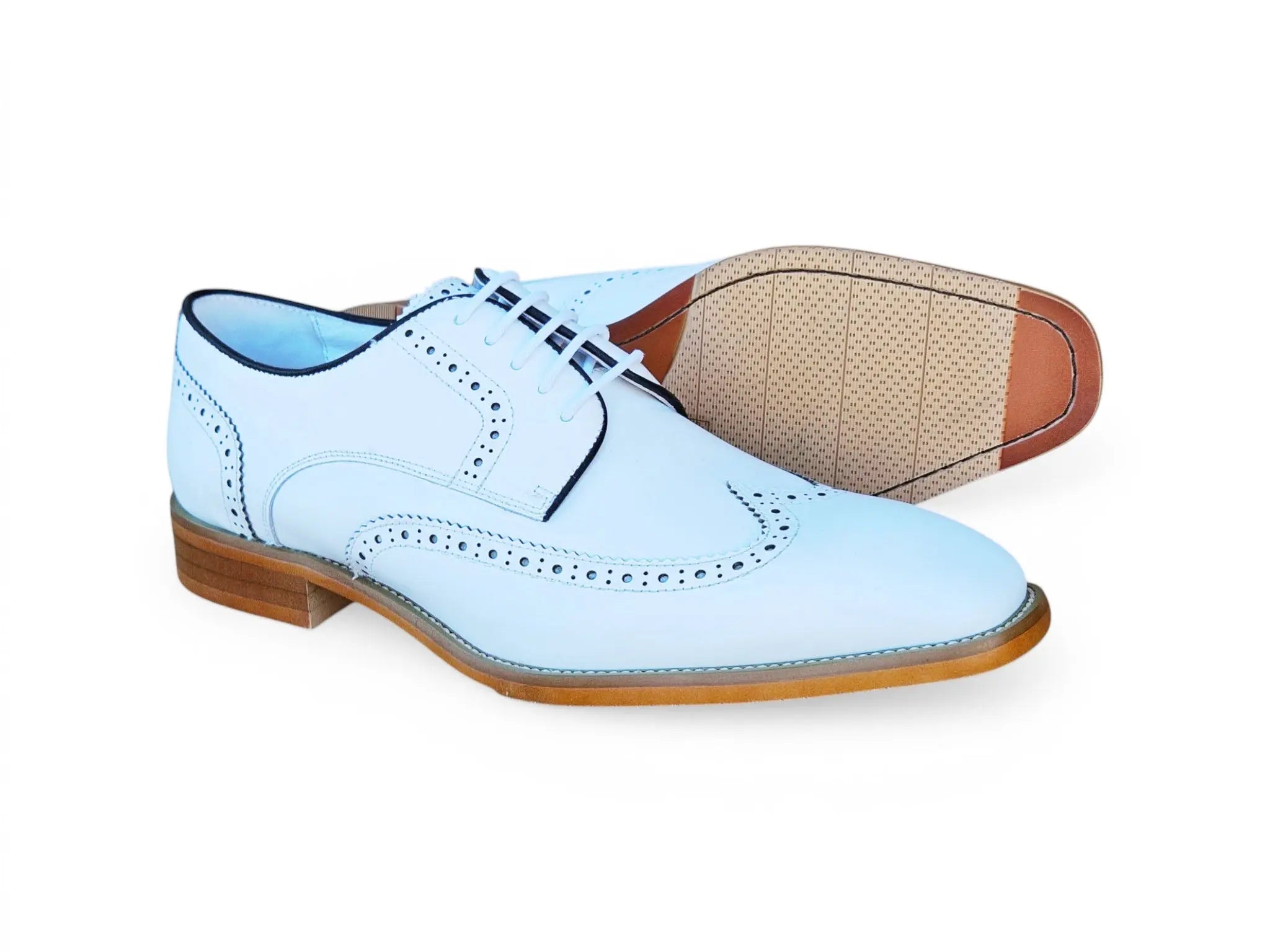 Carrucci Shoes KS Blucher Style Wingtip Oxford Men’s Calfskin Leather KS509 43 view 10