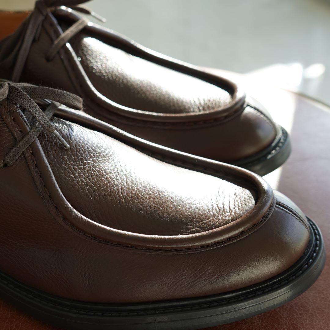 Del Toro Shoes Men's Brown Pebbled Leather Tuscan Moc Boot