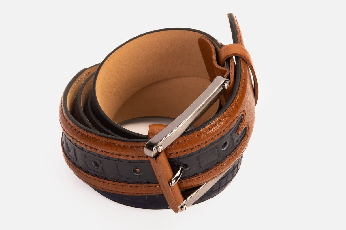 Vinci Leather The Istanbul  Tan Leather Belt – product view 2