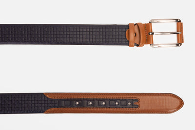 Vinci Leather The Istanbul  Tan Leather Belt – product view 3
