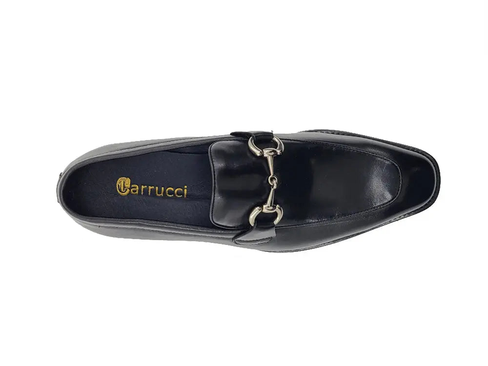 Carrucci Shoes Burnished Calfskin Horsebit Loafer view 28