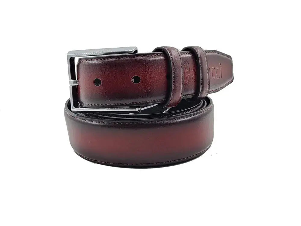 Carrucci Shoes Burnished Calfskin Belt Calfskin Leather KC1 view 8