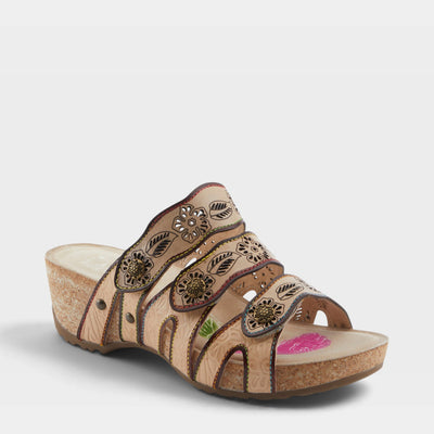 L'Artiste Carbone Sandals — product view 2