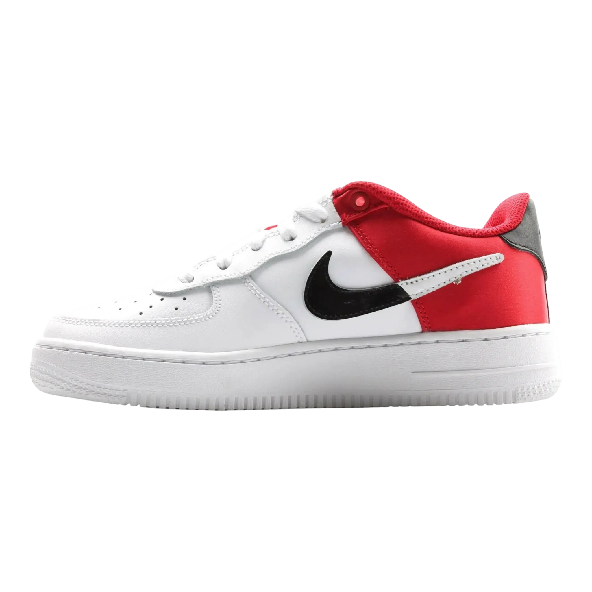 Nike Air Force 1 LV8 1 Big Kids Basketball Shoes University Red/White-Black