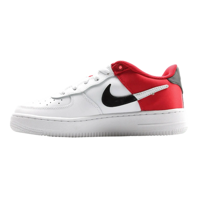 Nike Air Force 1 LV8 1 Big Kids Basketball Shoes University Red/White-Black