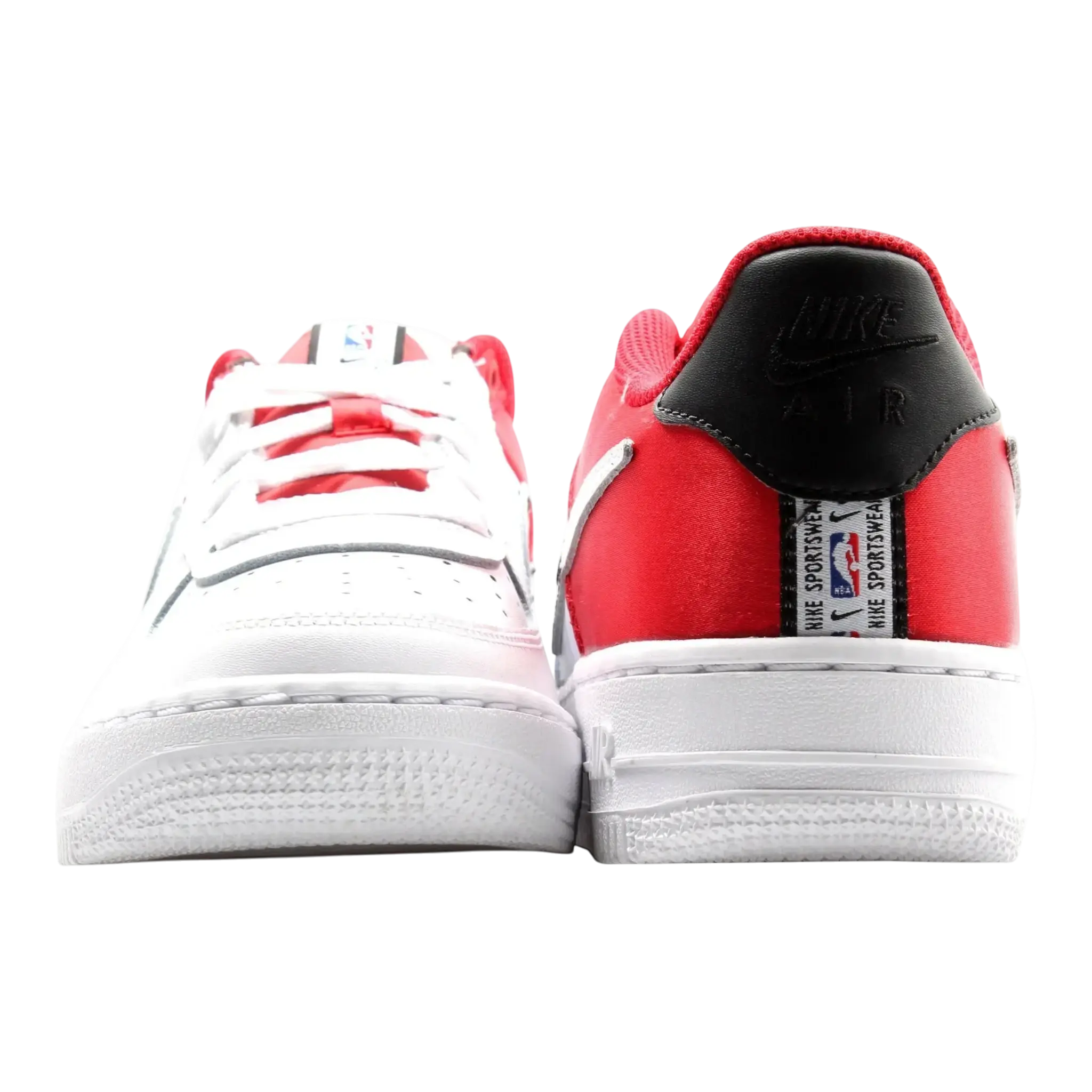 Nike Air Force 1 LV8 1 Big Kids Basketball Shoes University Red/White-Black