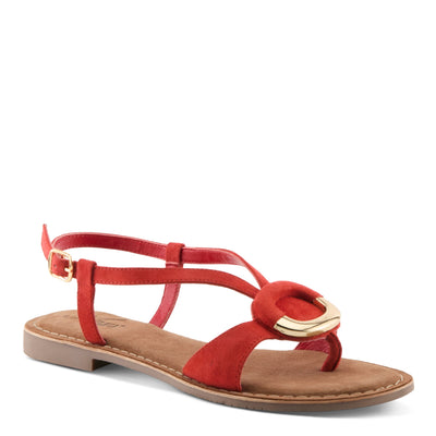RED SUEDE