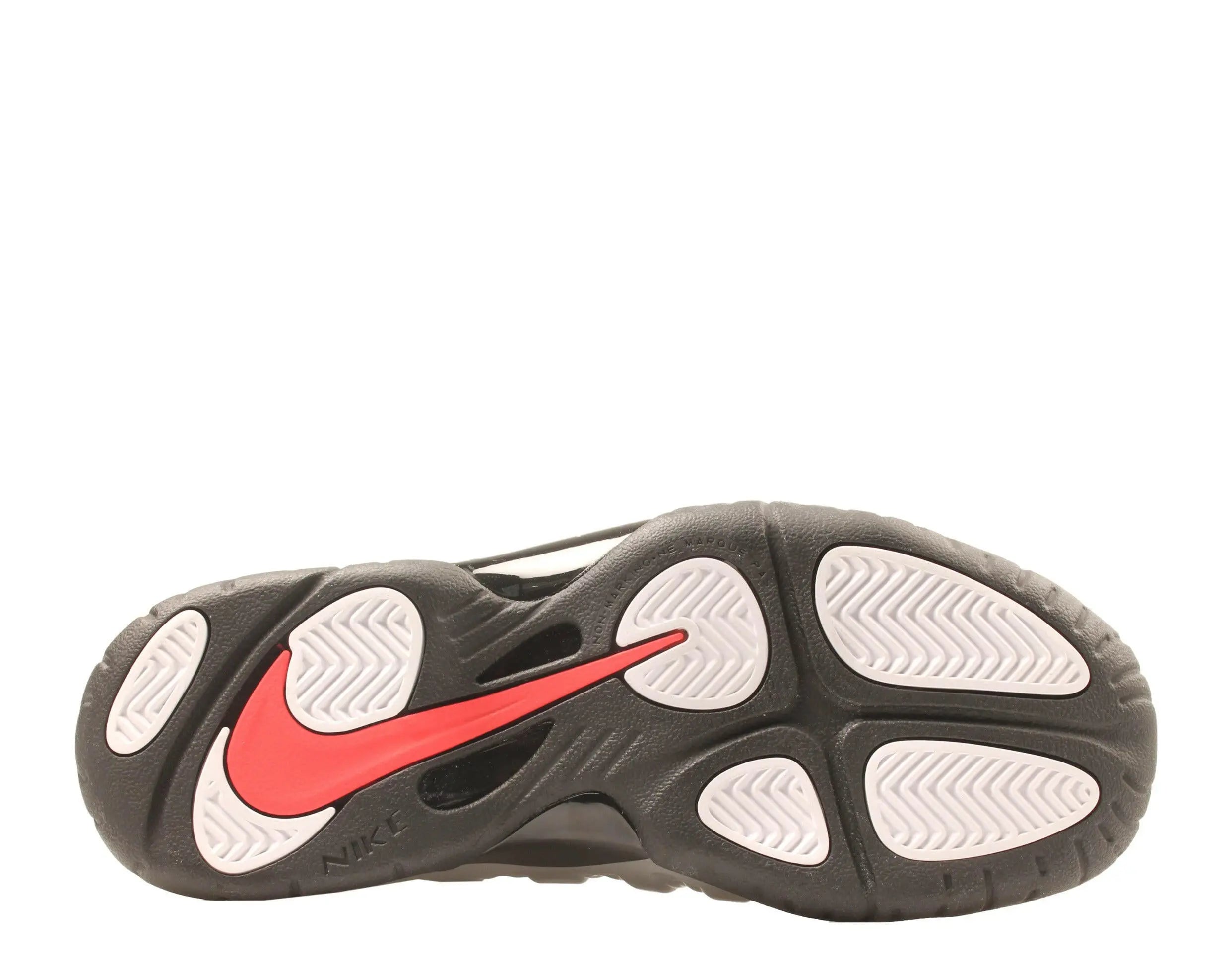 Nike Little Posite One KSA Big Kids Basketball Shoes Chrome/White-Black