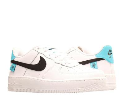 Nike Air Force 1 WW Big Kids Basketball Shoes White/Black-Blue Fury