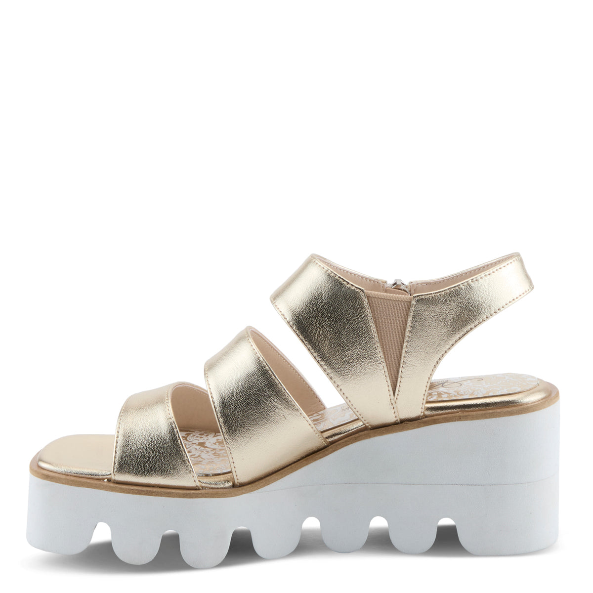 AZURA CORRIGATE SANDALS – Side Profile
