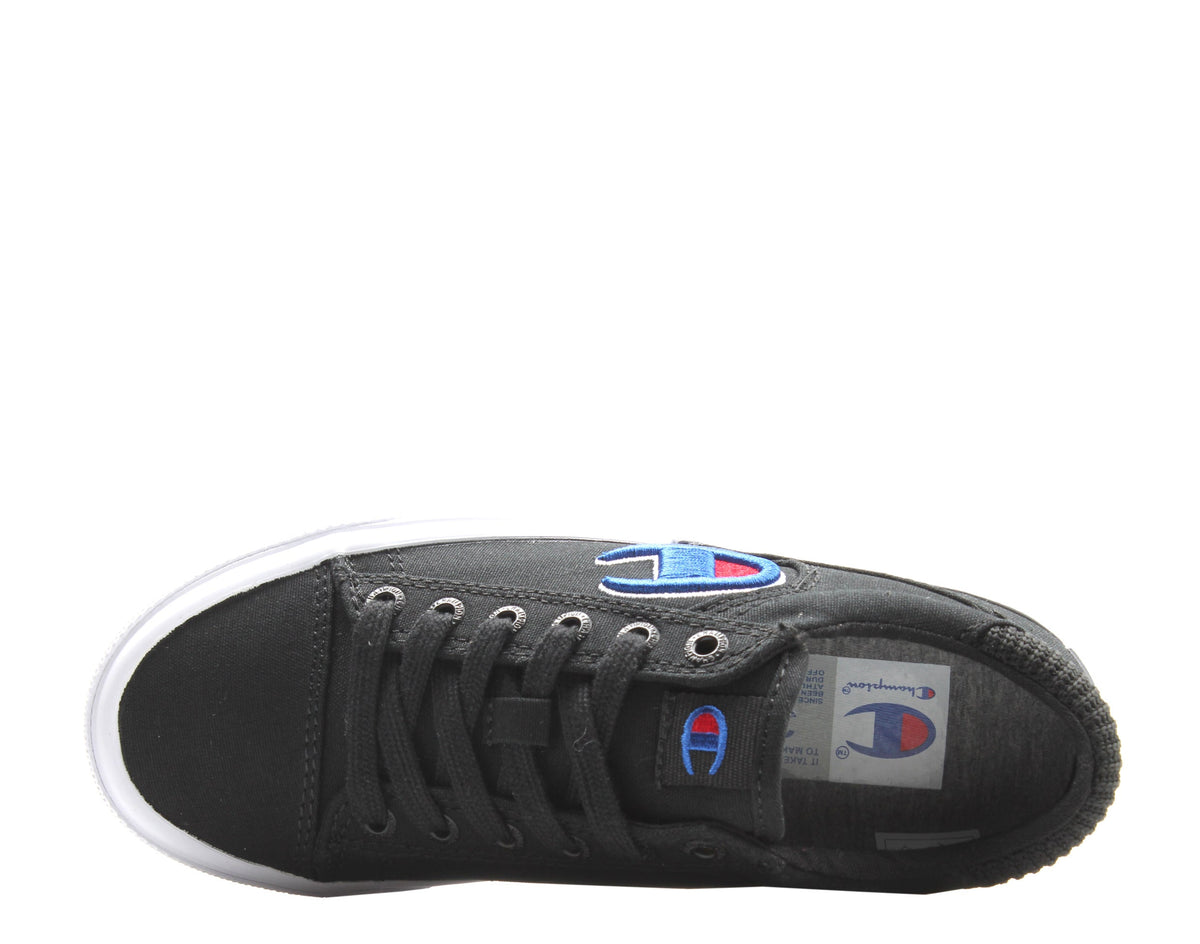 Champion Life Fringe Lo Big Kids' (GS) Sneakers — Black Canvas Low-Top