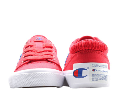 Champion Life Fringe Lo Scarlet Little Kids' (PS) Sneakers — Red Canvas Low-Top