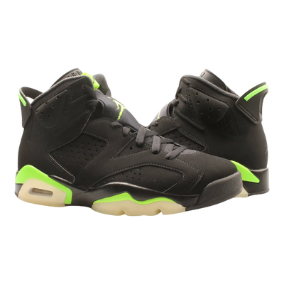 Jordan Air Jordan 6 Retro Men Basketball Sneakers Black/Electric Green