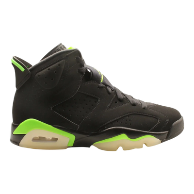 Jordan Air Jordan 6 Retro Men Basketball Sneakers Black/Electric Green