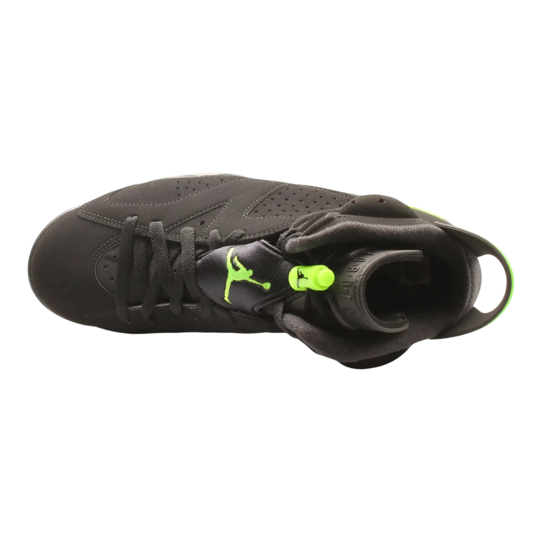 Jordan Air Jordan 6 Retro Men Basketball Sneakers Black/Electric Green