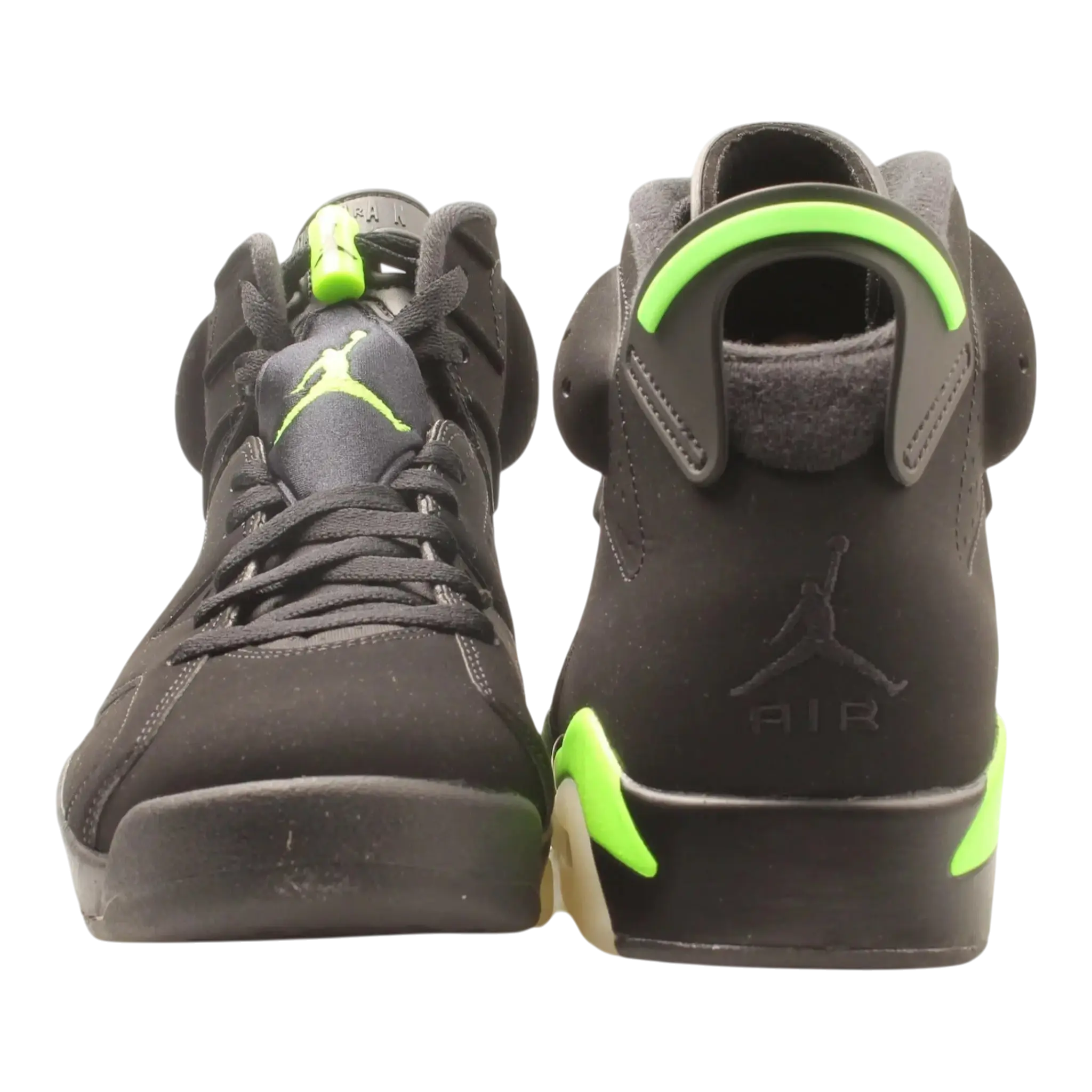 Jordan Air Jordan 6 Retro Men Basketball Sneakers Black/Electric Green