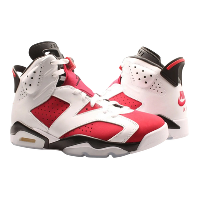 Jordan Air Jordan 6 Retro Men Basketball Shoes White/Black/Carmine
