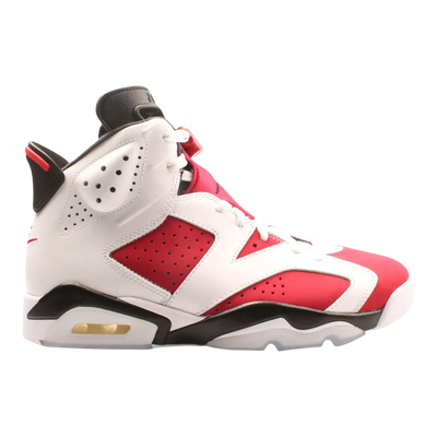 Jordan Air Jordan 6 Retro Men Basketball Shoes White/Black/Carmine