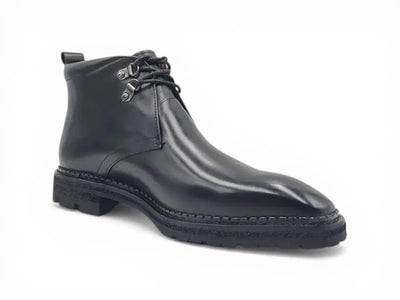 Carrucci Shoes Calfskin Chukka Boot Lug Sole Winter Ready KB516 51 view 7