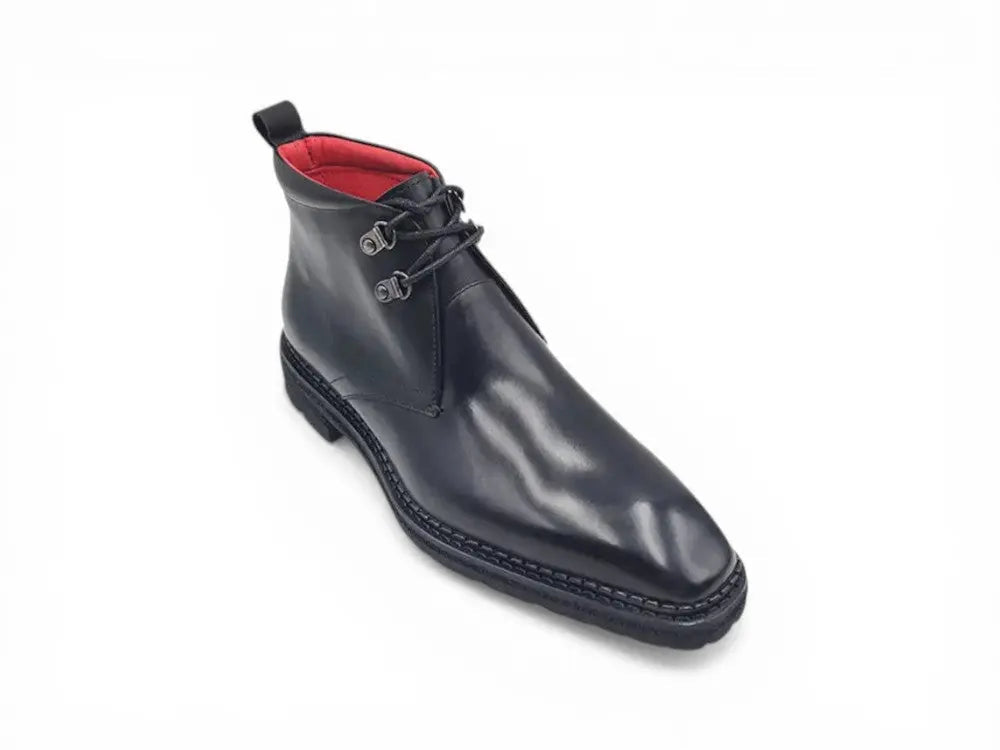 Carrucci Shoes Calfskin Chukka Boot Lug Sole Winter Ready KB516 51 view 9
