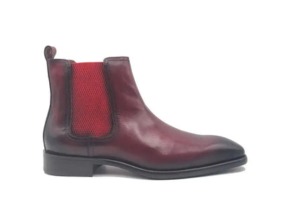 Carrucci Shoes Chelsea Boot Cushioned Footbed Calfskin Leather KB509 30 view 6