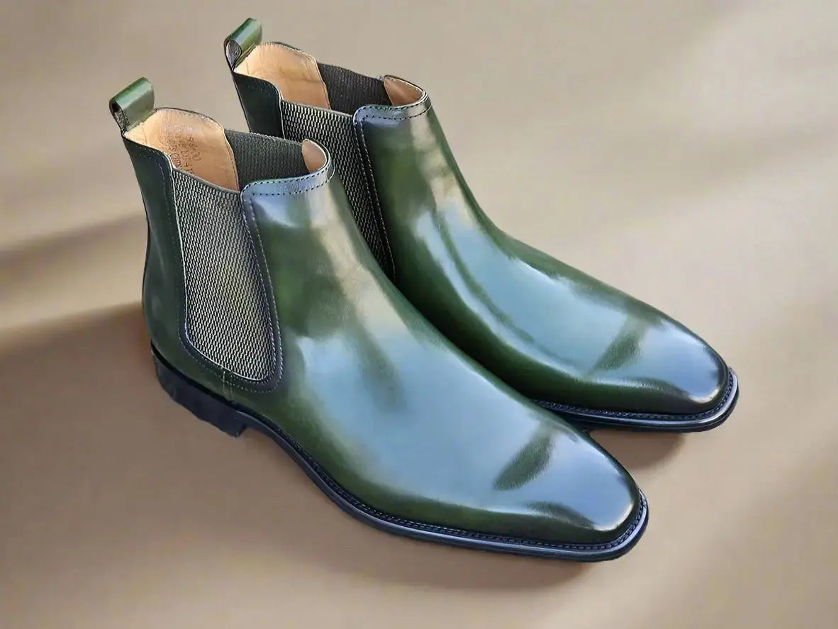 Carrucci Shoes Chelsea Boot Cushioned Footbed Calfskin Leather KB509 30 view 13