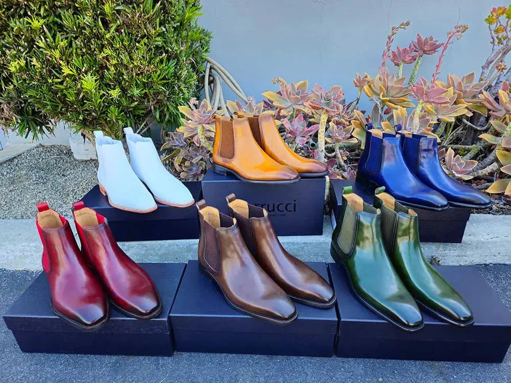 Carrucci Shoes Chelsea Boot Cushioned Footbed Calfskin Leather KB509 30 view 21