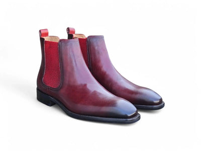 Carrucci Shoes Chelsea Boot Cushioned Footbed Calfskin Leather KB509 30 detail view