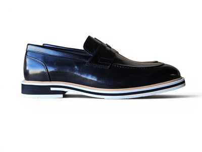 Carrucci Shoes Men's KS Footwear Penny Loafer Calfskin Leather KS519 04
