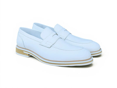 Carrucci Shoes Men's KS Footwear Penny Loafer Calfskin Leather KS519 04