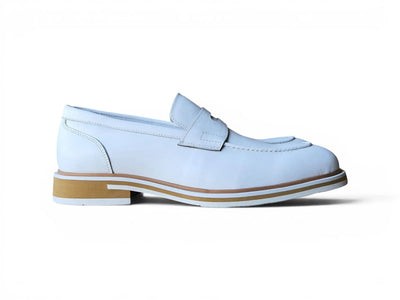 Carrucci Shoes Men's KS Footwear Penny Loafer Calfskin Leather KS519 04