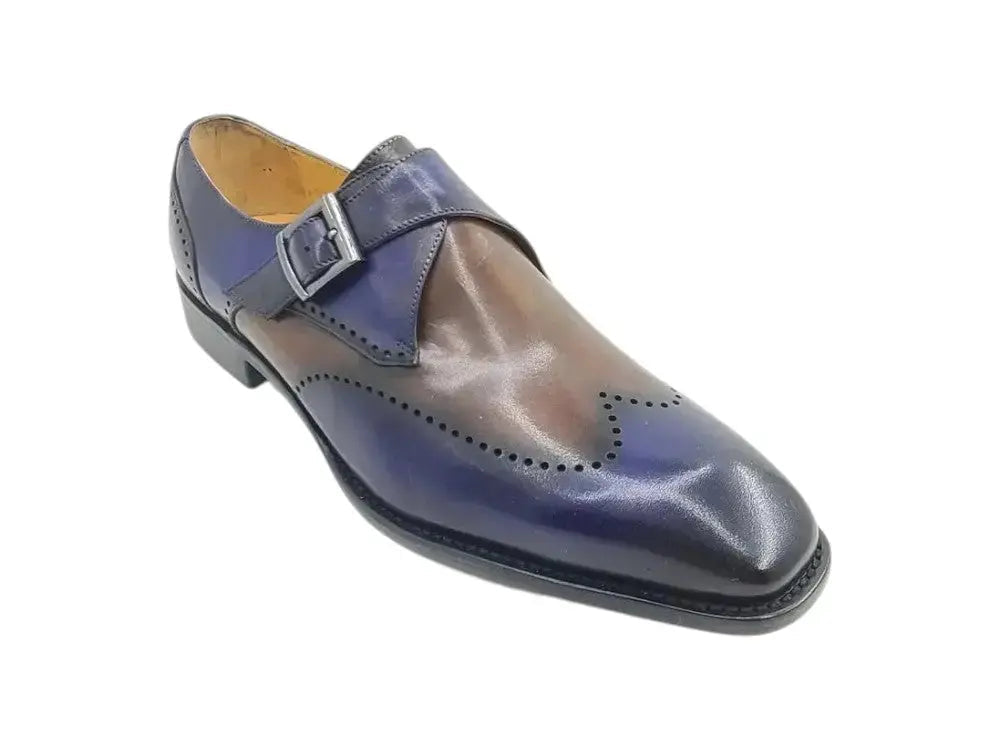 Carrucci Shoes Single Classic Monk Loafer Calfskin KS509 42T KS509 42 view 7