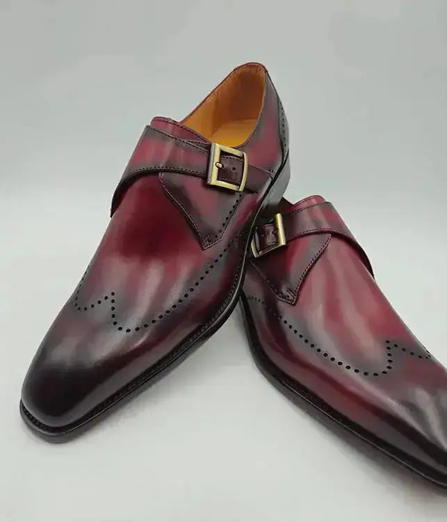 Carrucci Shoes Single Classic Monk Loafer Calfskin KS509 42T KS509 42 view 11