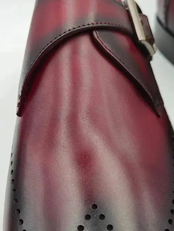 Carrucci Shoes Single Classic Monk Loafer Calfskin KS509 42T KS509 42 view 12