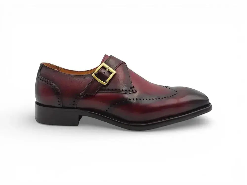 Carrucci Shoes Single Classic Monk Loafer Calfskin KS509 42T KS509 42 view 8