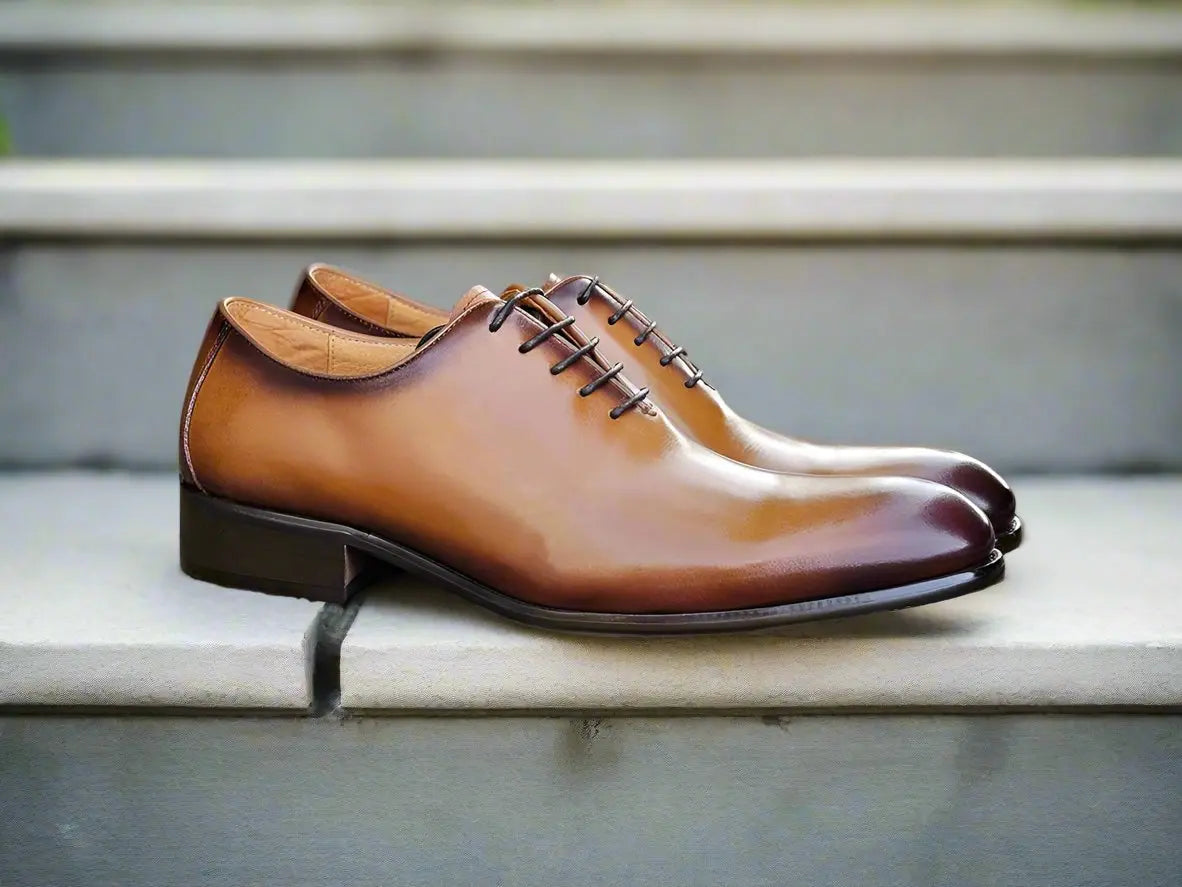Carrucci Shoes Calfskin Whole Cut Lace Up Oxford Leather KS505 12 view 10