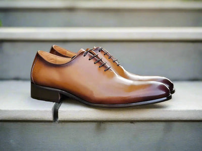 Carrucci Shoes Calfskin Whole Cut Lace Up Oxford Leather KS505 12 view 10